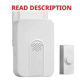 Wireless Plug-In Doorbell Kit with Button