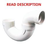 2 in. PVC DWV Hub x Hub P-Trap Fitting