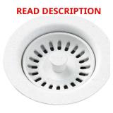 Polymer Drain Fitting for 3-1/2 in Sink Drain