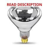 (6) 250W Clear BR40 Dimmable Infrared Bulb