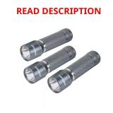 300 Lumens Aluminum Flashlight (3-Pack)