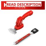 12V Cordless Grass Shear & Shrubber Trimmer
