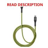 4 ft. Nylon Cable USB-C to Lightning