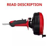 Trap Snake Auger Drain Cleaning Kit damaged