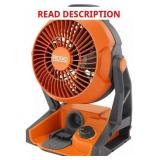 RIDGID 18V Cordless Jobsite Fan (Tool Only)