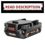 RIDGID 18V 2.0Ah MAX Lithium Battery