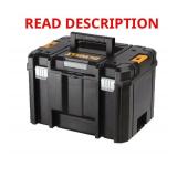 DeWalt TSTAK 17 in. Deep Tool Box Black