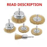 Wire Wheel Assortment Set missing parts