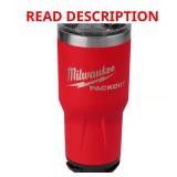 (No Lid) Milwaukee Packout 30 oz Red Tumbler