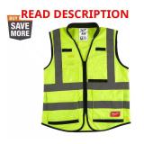 Yellow Class 2 High-Vis Vest with 15 Pockets