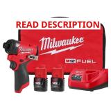 Milwaukee M12 Fuel 1/4" HEX Impact Driver KIT