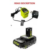 Ryobi 18V HP 2Ah Lithium Ion Battery With Charger