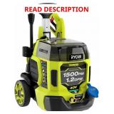 RYOBI 40V Brushless Pressure Washer 1500 PSI
