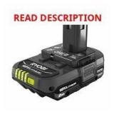 RYOBI 18V ONE+ 2Ah Battery, Direct Tools