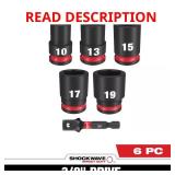 ShockWave 3/8" Drive Metric Socket Set
