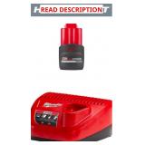 Milwaukee M12 2.5Ah Battery With Charger