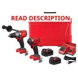Milwaukee 3696-22 M18 Drill/Impact Kit 2x5Ah