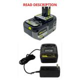 Ryobi 18V 6Ah Lithium Battery & Charger
