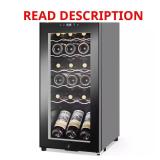 13.6 in. Wine Cooler 18 Bottle Refrigerator