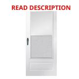 200 Series 32x80 Black Storm Door Set