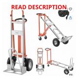 VEVOR 4-in-1 Hand Truck, 1000 lb Capacity