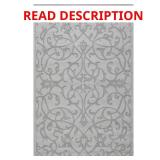 Impressions Gray 6 ft x 9 ft Rug