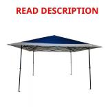 E-Z UP 13x13 Blue Top Black Frame Eaves