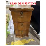Three drawer nightstand