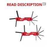 17-Key Folding Hex Key Sets - SAE/Metric