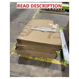 Misc furniture and shower pan pallet lot