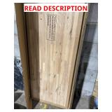 Natural butcher block