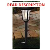 Hampton Bay Rosemont Solar Path Light, LED 6 x bi