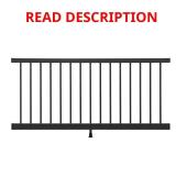Enhance 6 ft x 36 in Charcoal Rails & Posts 6 x b