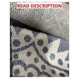 Hawaii Collecton 6"x9" Blue Outdoor Rug
