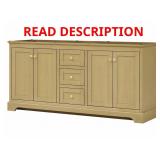 Wyndham Avery 60-in Honey Oak Vanity Base