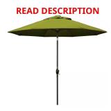 9 ft Aluminum Tilt Patio Umbrella Kiwi Olefin mis