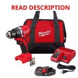 Milwaukee M18 1/2 in Drill/Driver, 2.0Ah Kit
