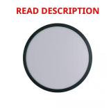 15 in. Black LED Flush Mount, Wet Rated