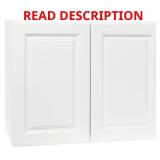 Hampton 30 in. Wall Cabinet Satin White