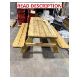Pressure treated 6 foot picnic table