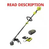 RYOBI 40V 15" Expand-It Trimmer (NO BATTERY OR CH