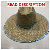 Goldcoast Natural Fiber Straw Hat UV Protection