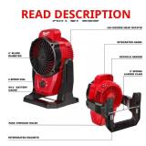M12 12V Cordless Jobsite Fan (Tool-Only)