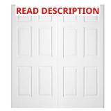 60x80 6-Panel Primed Door, Prehung damaged