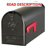 Gibraltar E1100BAM Elite Mailbox, Med Black