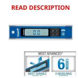9 in. Magnetic Digital Torpedo Level