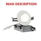 HLA 3" Canless LED Recessed Gimbal - Round