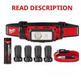 Milwaukee 600 Lumens LED REDLITHIUM Headlamp