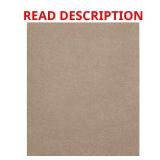 TrafficMaster Ribbed Taupe 6 ft x 8 ft Rug