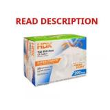 13 gal Flex Drawstring Trash Bags 200Ct